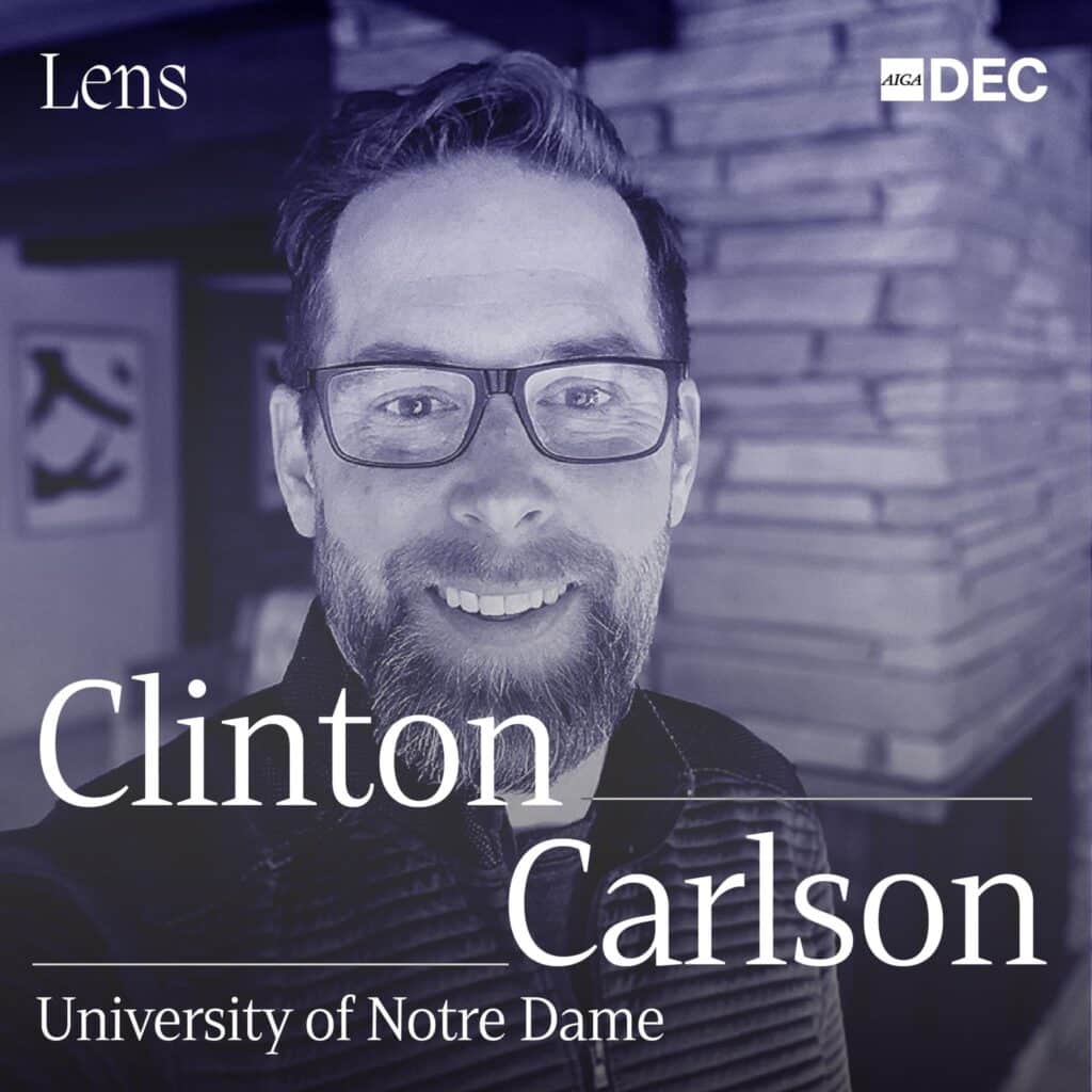 Clinton Carlson. Design for Emergencies Preparing Resilient Communities Panel AIGA Lens Symposium 2023