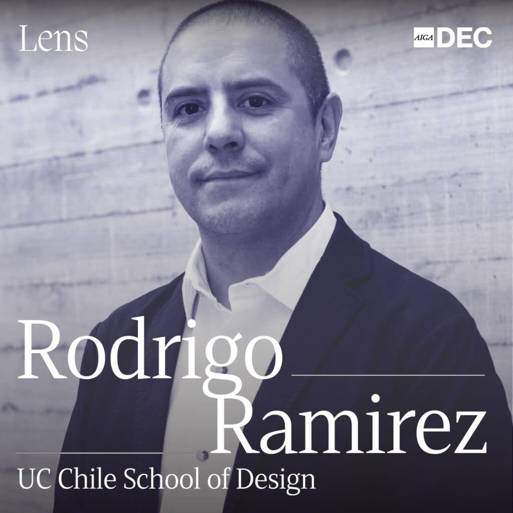 Rodrigo Ramírez. Design for Emergencies Preparing Resilient Communities Panel AIGA Lens Symposium 2023