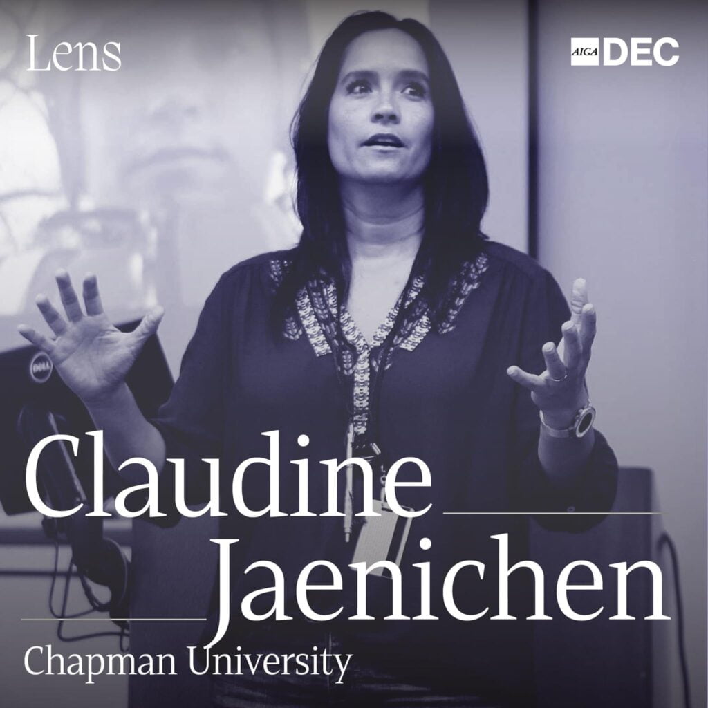 Claudine Jaenichen. Design for Emergencies Preparing Resilient Communities Panel AIGA Lens Symposium 2023